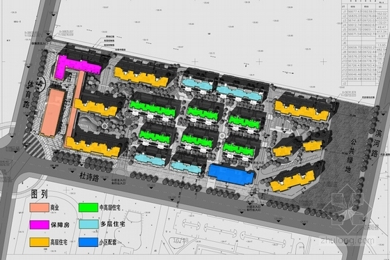 [河南]托斯卡纳风格住宅小区规划设计方案文本（含住宅及幼儿园cad）-托斯卡纳风格住宅小区规划设计方案分析图