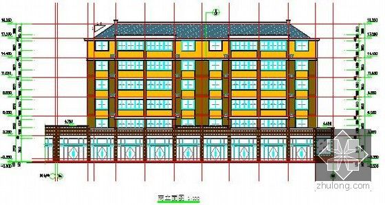 [安徽]住宅小区建筑安装工程量清单计价(含全套施工图纸 招标文件)-立面图