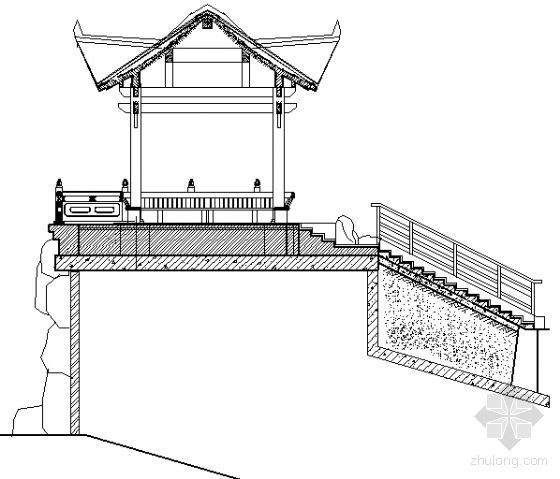 砖木结构建筑资料下载-回雁峰望雁台建筑施工图