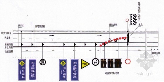 互通现浇箱梁支架及拓宽施工专项施工方案（56页）-爆破施工段落交通组织 