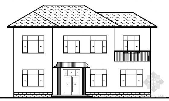 新农村建筑景观方案资料下载-某二层新农村住宅建筑方案设计图