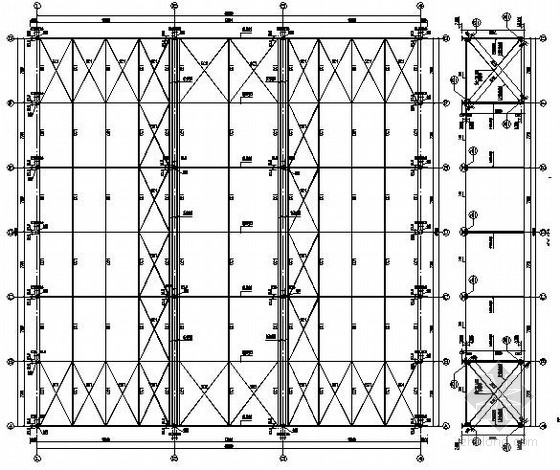 钢结构连拱棚的结构图资料下载-某经典圆管拱形桁架钢构棚结构施工图（甲级院）