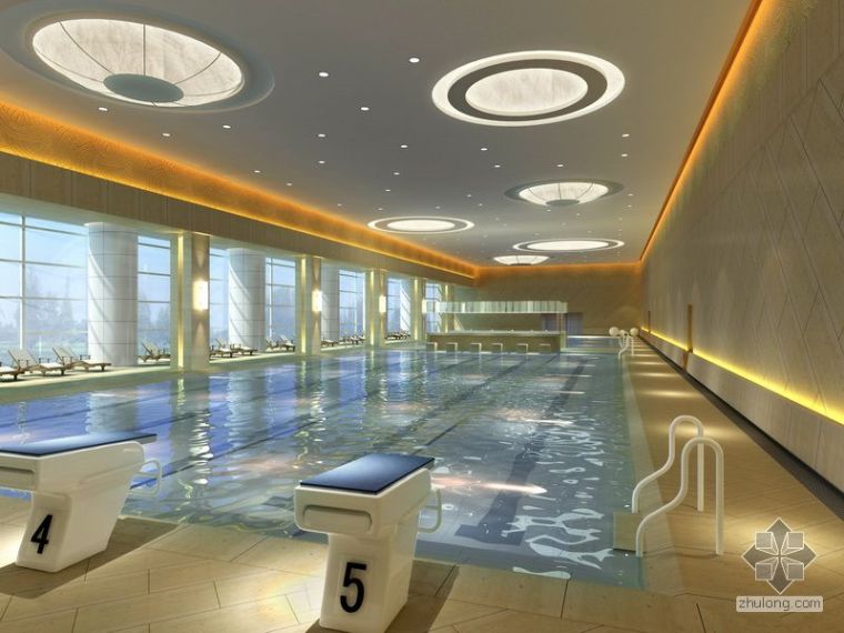 上海游泳馆设计图资料下载-游泳馆