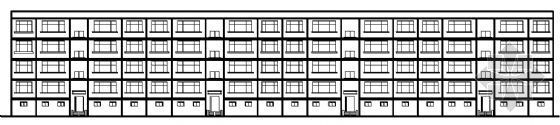 五层住宅楼框架建筑图资料下载-某五层经济住宅楼建筑方案图
