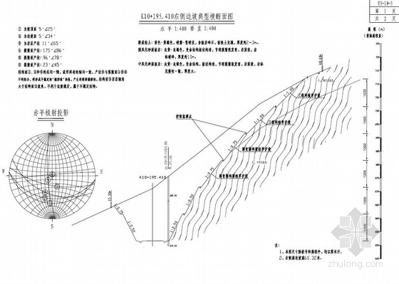 高填深挖路基设计及高填深挖工点设计图26张-标高60.32米高边坡工点设计图 