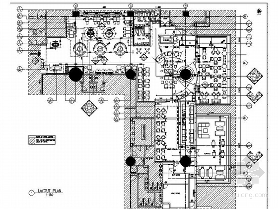 路牌灯箱施工图资料下载-[澳门]现代粉红色私人会所室内设计CAD施工图（含高清实景图）