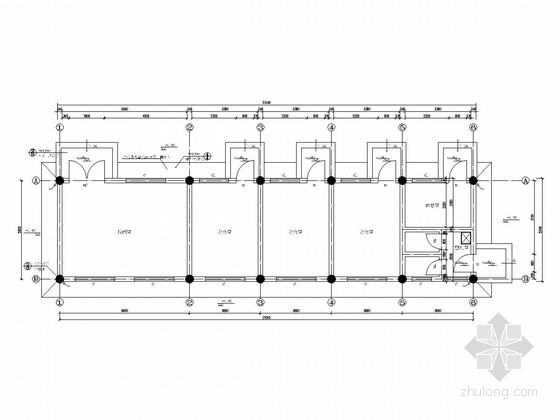 河水提升泵站施工图资料下载-[湖南]灌溉泵站站房工程施工图(控制室 管理用房)