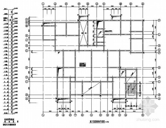 26层桩基础资料下载-剪力墙结构住宅楼结构施工图（26层 塔楼 桩基础）