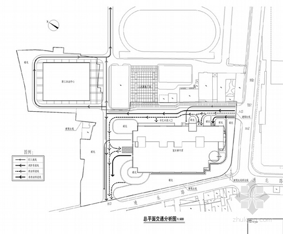 [上海]现代风格办公区规划及单体设计方案文本（含cad 资料齐全 附图丰富）-办公区分析图