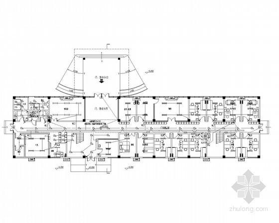 5层卫生院建筑方案资料下载-[四川]多层卫生院门诊楼电施图24张