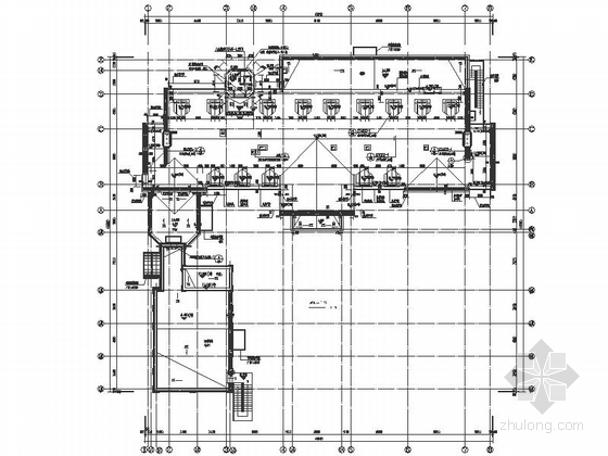 [北京]6班英式豪华幼儿园建筑施工图（知名设计院）-6班英式豪华幼儿园建筑平面图