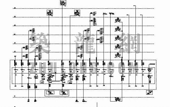 大学城管道系统图资料下载-低压系统图