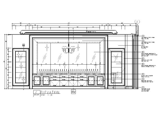 餐厅效果图CAD图资料下载-[浙江]某法式餐厅施工图及效果图