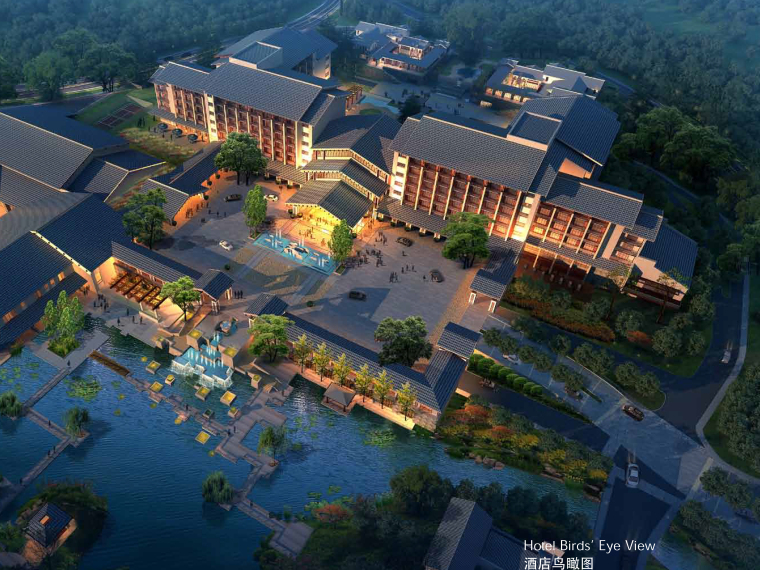 小庭院景观平面资料下载-[北京]五台山国际度假酒店景观规划设计