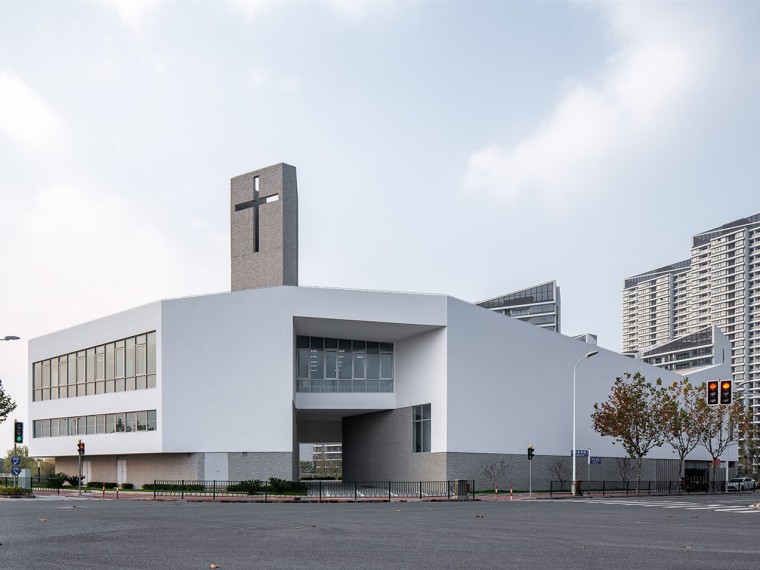 哈尔滨外滩湿地公园资料下载-上海新外滩教堂
