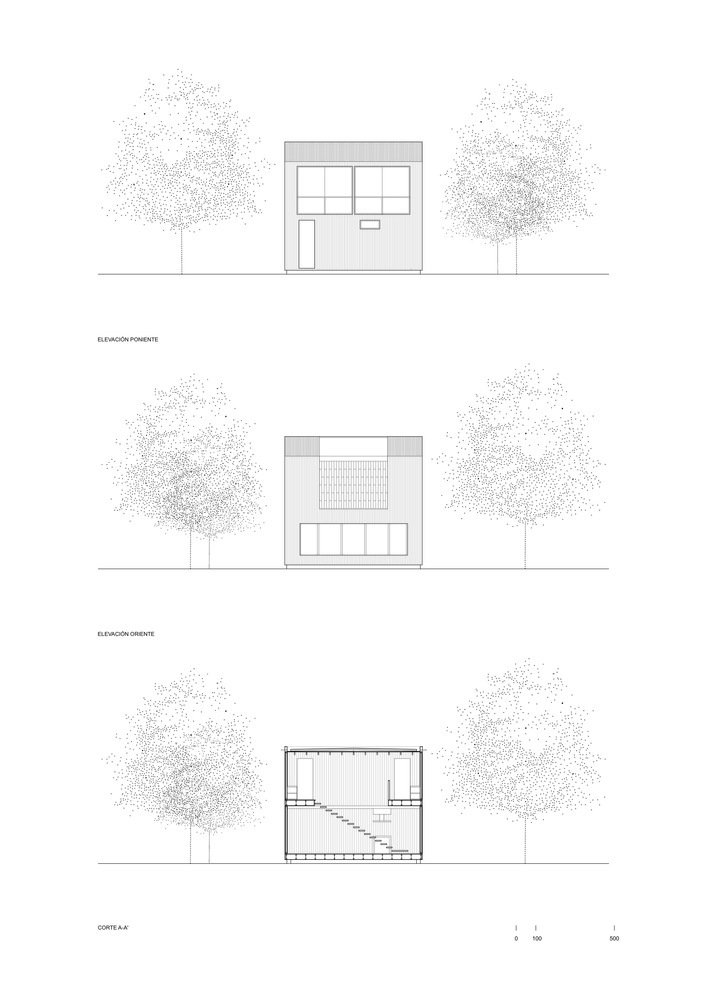 智利山间红色LaRoja小屋-智利山间红色La Roja小屋立面图 (20)