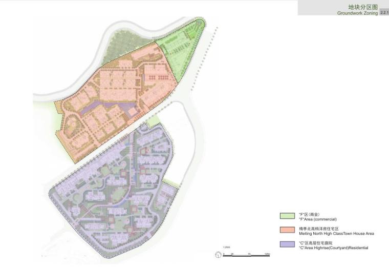 [福建]大儒世家景观设计方案-地块分区图