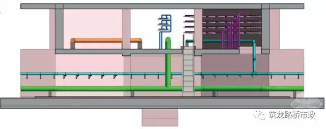 利用BIM模型展示的城市综合管廊细部结构_43