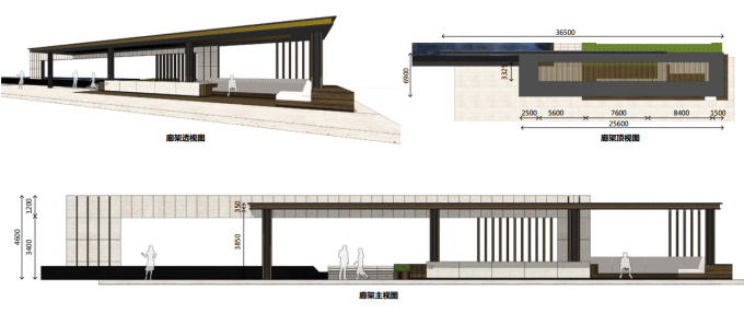 [上海]新中式复合多层次住宅展示区景观设计方案（2016最新附实景图）-廊架设计详图