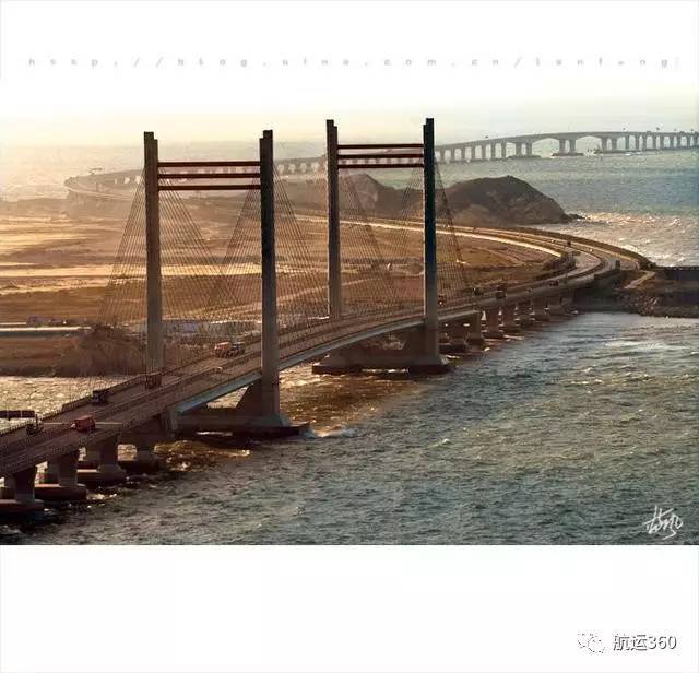 从上海洋山深水港看中国第一座外海跨海大桥——东海大桥_9