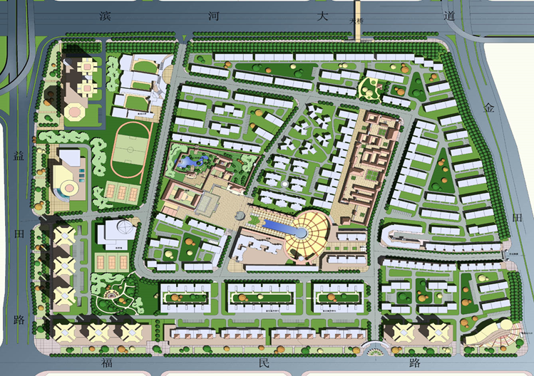居住区设计市政资料下载-城市居住区道路交通规划与竖向设计