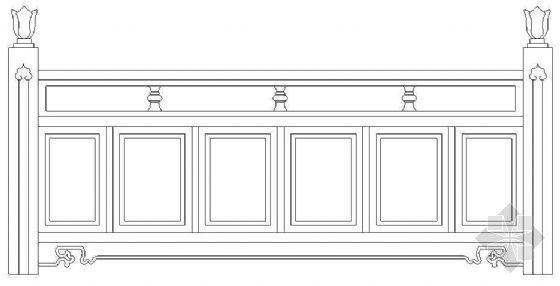 中式su栏杆资料下载-中式栏杆详图16