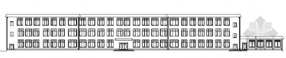 中学三层教学楼首层平面图资料下载-某三层教学楼建筑施工图