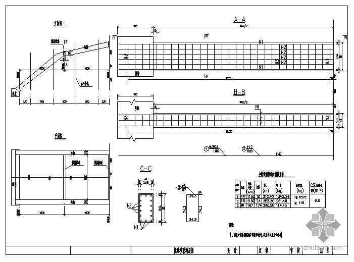 100米拱桥设计图资料下载-1-40米下承式景观拱桥全套设计图