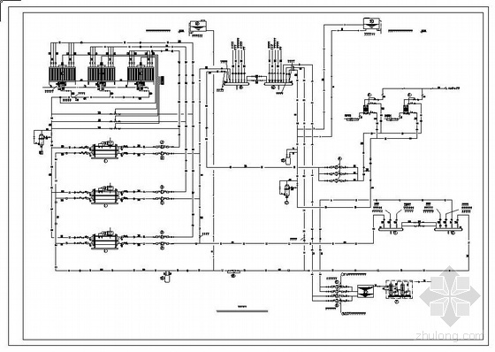 空调水系统系统图资料下载-空调冷冻水系统图