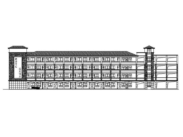 7层大学教学楼建筑设计资料下载-[浙江]大学简欧风格教学楼施工图