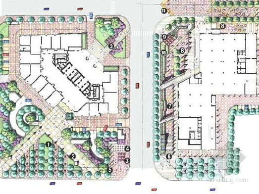 综合商业中心设计资料下载-综合型商业中心景观概念设计方案