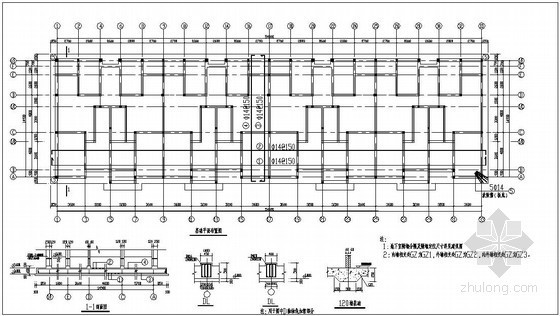 6层居住施工图资料下载-某6层住宅楼结构施工图