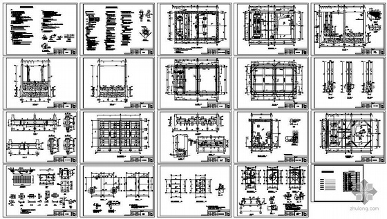 泵站结构图片资料下载-某泵站工程结构设计图(含计算书)