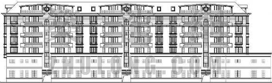 养生宾馆设计方案一套资料下载-一套沿街商住楼设计方案
