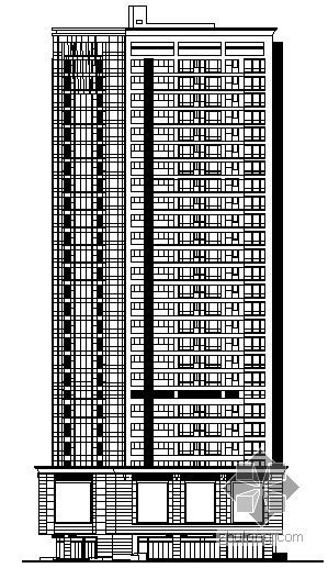 六层住宅楼建施工图资料下载-[深圳市]某二十六层住宅楼建筑施工图