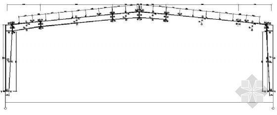 30m跨单层轻钢结构厂房设计图-3