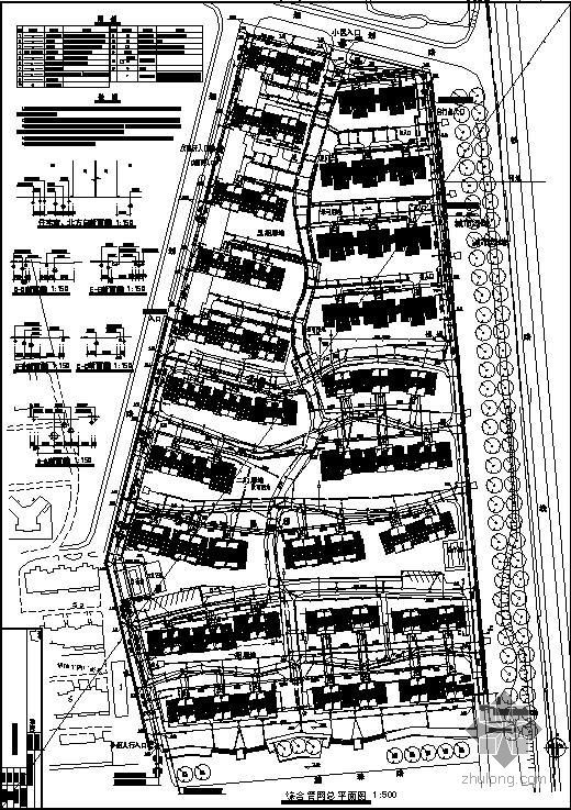 小区室外管线施工图纸资料下载-某住宅小区室外管线综合图纸