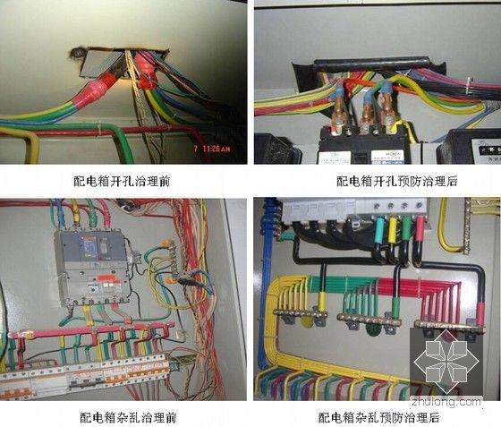 建筑工程质量通病及防治措施图文解析（土建 安装 装饰 钢结构）-配电箱安装质量通病