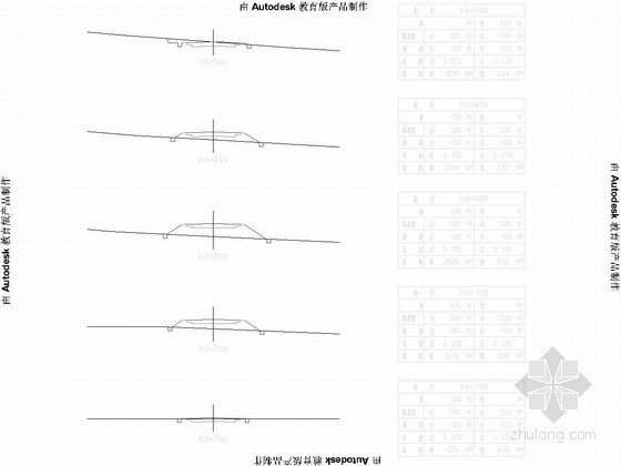 道路毕设二级公路资料下载-[课程设计]道路勘测课程设计（二级公路）