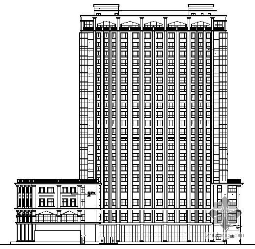 欧式二层酒店建筑施工图资料下载-某二十一层酒店建筑施工图