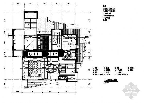 学生作业住宅室内设计图资料下载-小型复式楼的室内设计图