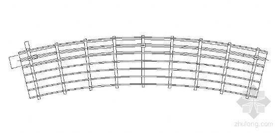 折行单臂钢结构花架资料下载-某单臂花架设计详图