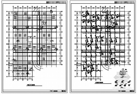 地库结构设计资料下载-某地库结构设计图