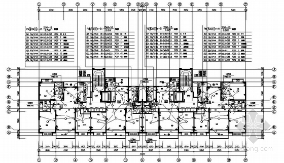江苏高层住宅电气设计图纸资料下载-高层住宅电气图纸（强电+系统）