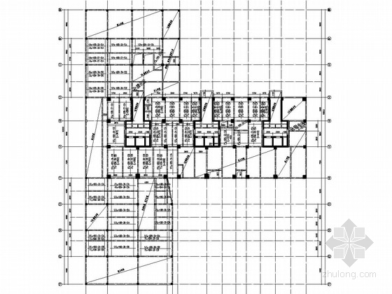 十六层住宅楼框架建筑图资料下载-二十六层框剪结构住宅楼结构施工图