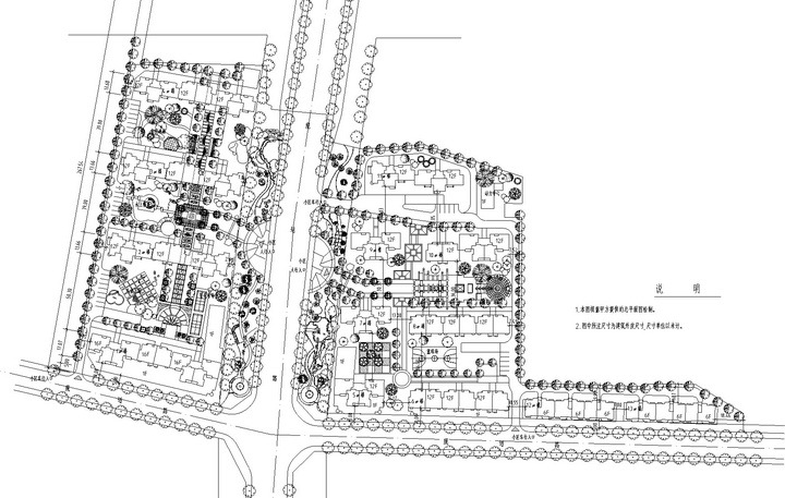 cad小区平面图规划资料下载-110套居住区、公园规划设计方案总平面图