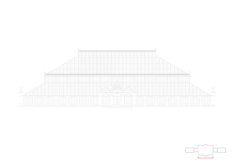 皇家植物园温室-West_External_Elevation