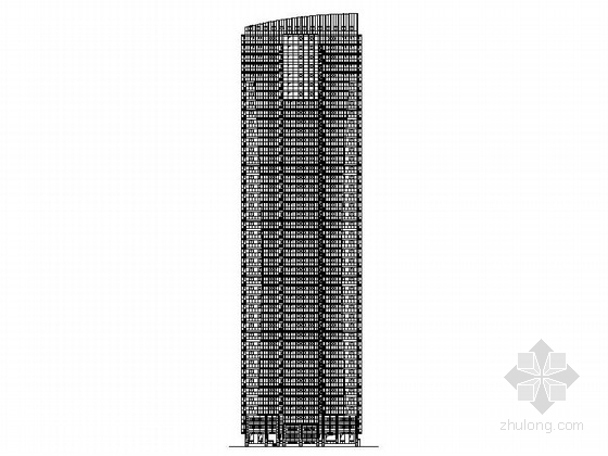 高层住宅幕墙施工图资料下载-[福建]133米超高层住宅小区建筑施工图（含效果图 知名设计院）