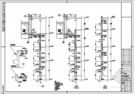 地下车库标志标线设计图资料下载-某酒店地下车库结构设计图