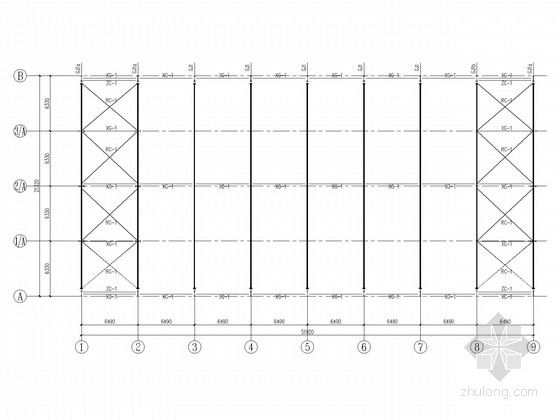 钢结构平面图